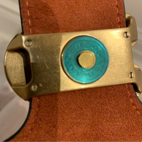 💗🧡 Coach - Tabby 26 - Colorblock 🍉 Watermelon / Burnt Orange / Brass - Picture 6 of 9